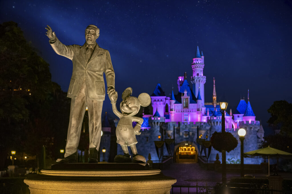 Disneyland Resort - Sleeping Beauty Castle at night