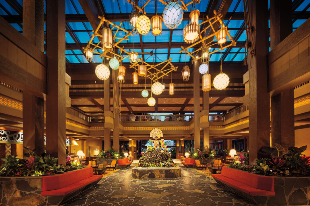 Polynesian Village Resort lobby