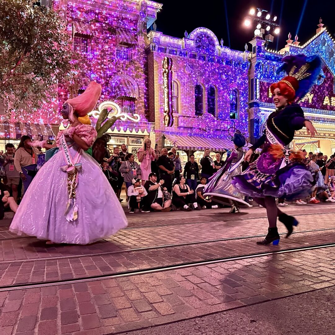 Miss Fantasyland and Miss Frontierland at Pride Nite